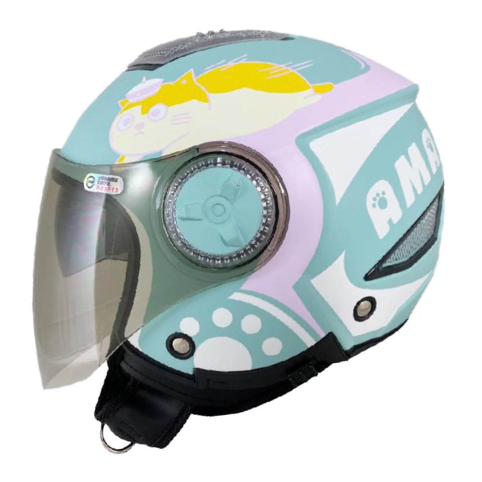 NIKKO #5 追風阿瑪 彩繪 3/4罩式 聯名 夜光效果