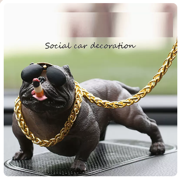 Hot Recommended Car Interior (Bully Dog [Brown] + Anti-slip Mat*1)