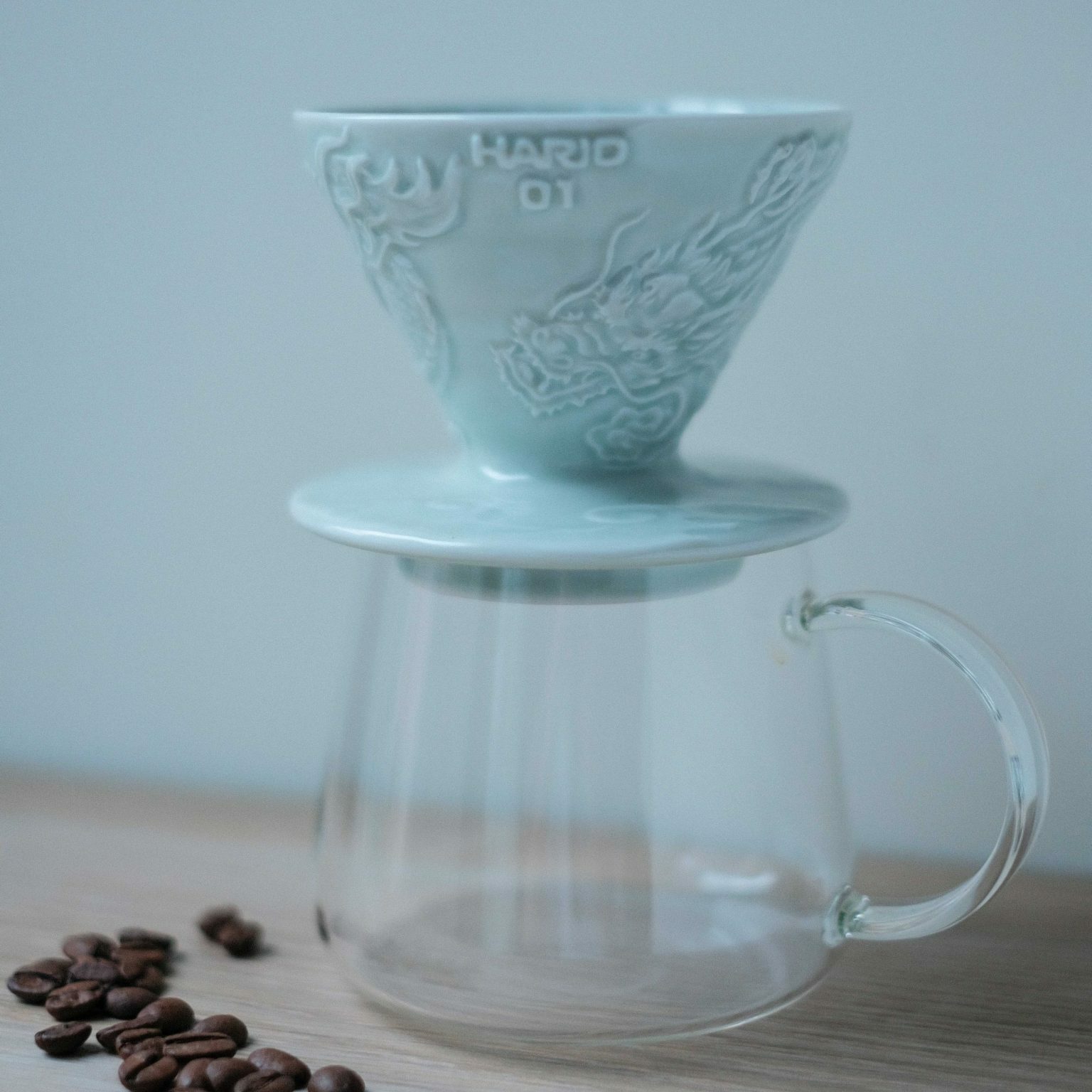 Hario - V60 天青雲龍01濾杯（陶作坊)