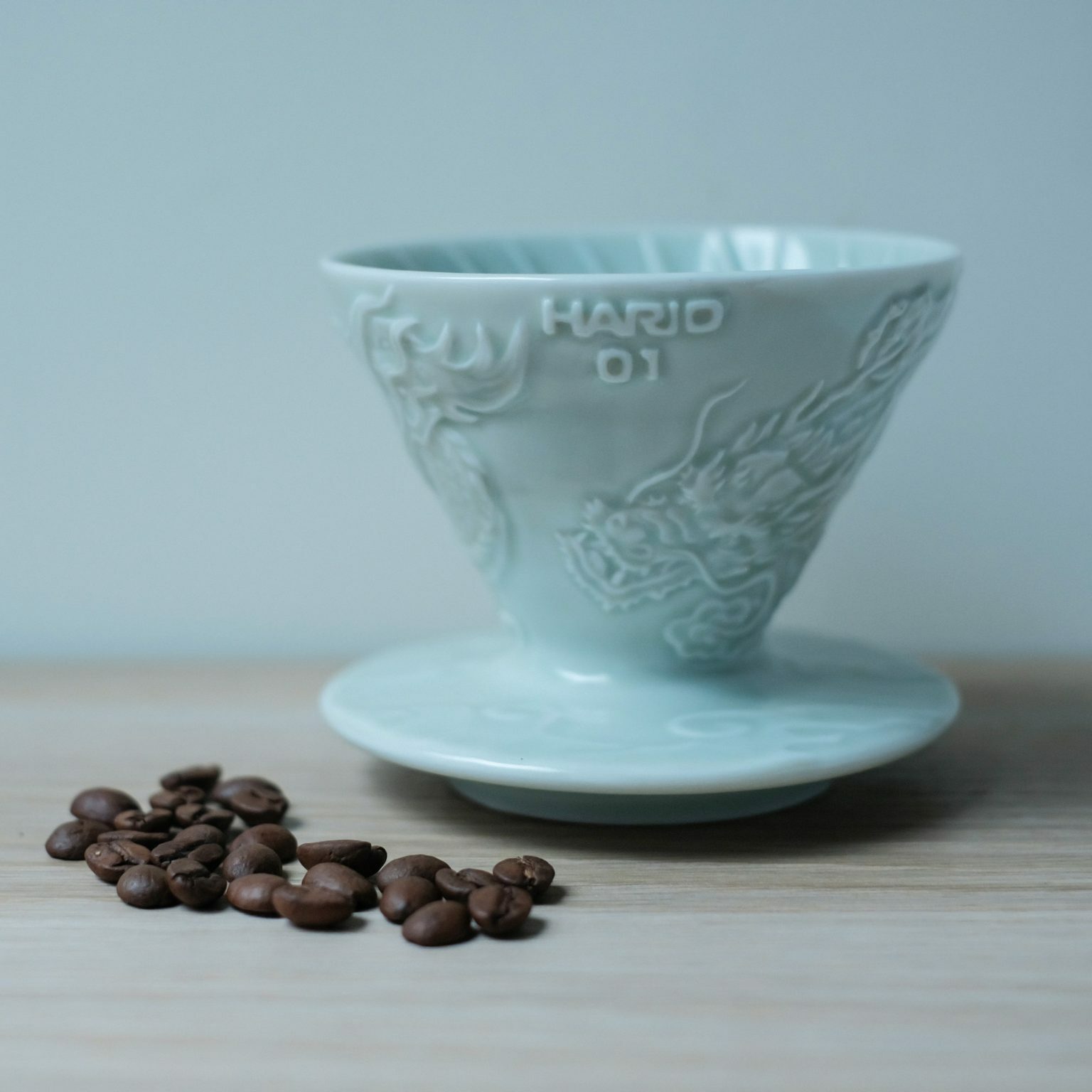 Hario - V60 天青雲龍01濾杯（陶作坊)