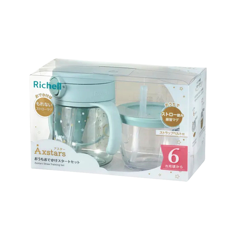 Richell 利其爾 AX系列 幻夢學習水杯組合