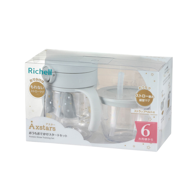 Richell 利其爾 AX系列 幻夢學習水杯組合