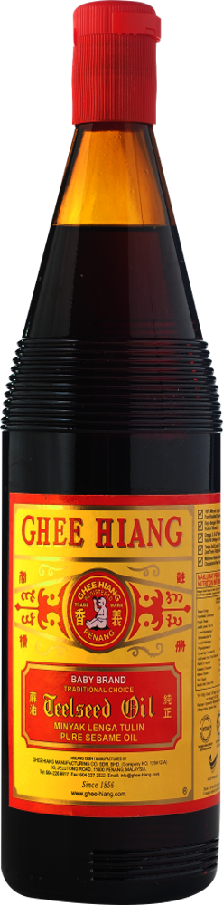 0909TW05 - GHEE HIANG 義香 -纯芝麻油 (680ml) (A5)