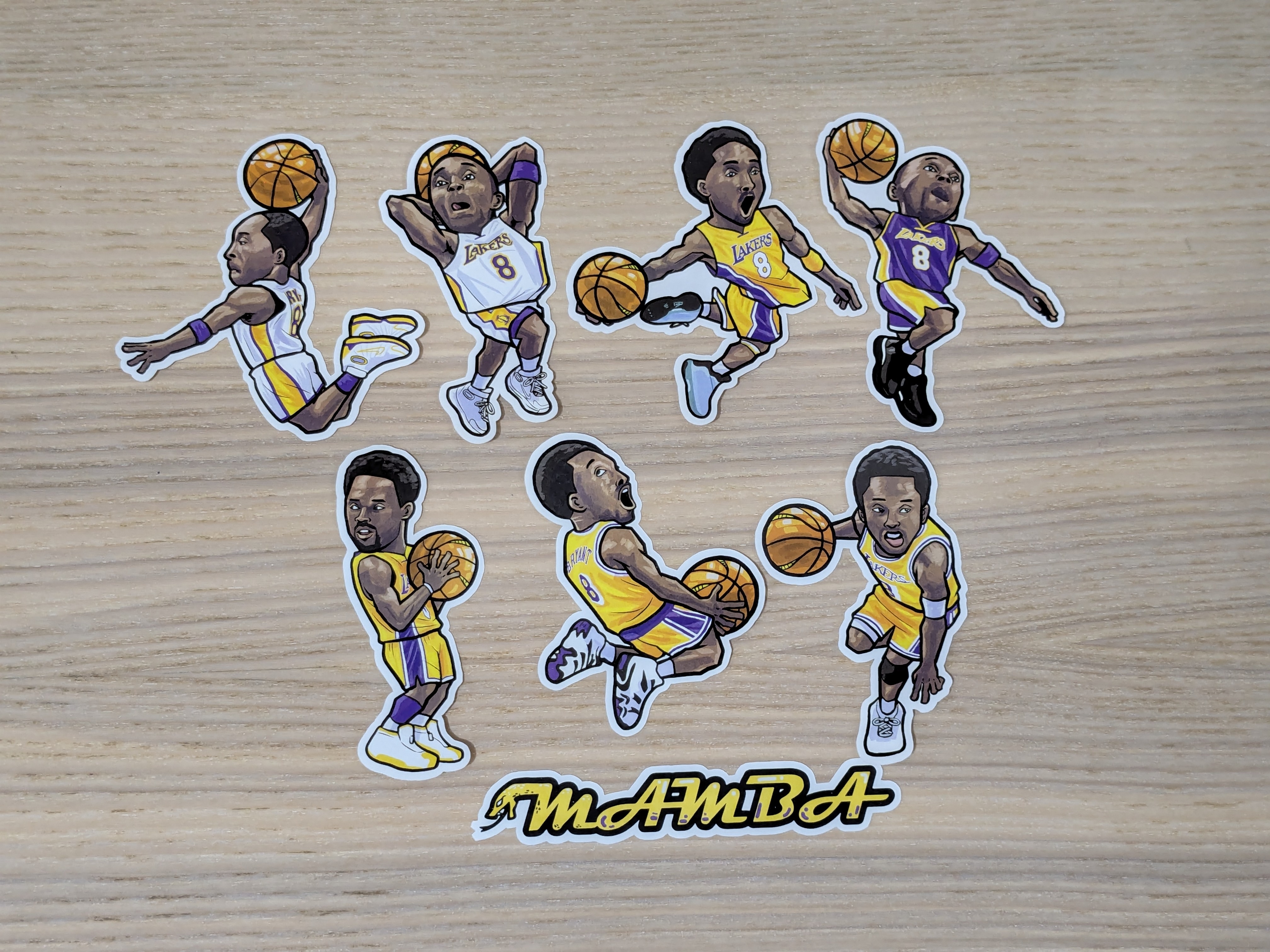 No.8 Kobe Bryant 貼紙