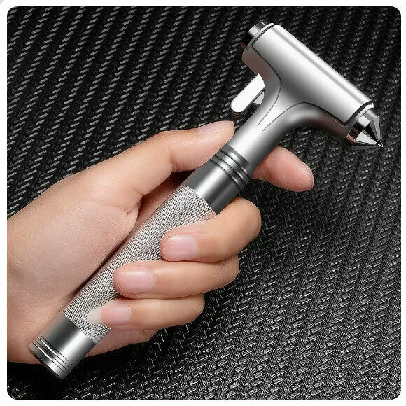 Popular multifunctional car safety hammer (full metal safety hammer (enhanced and bold))
