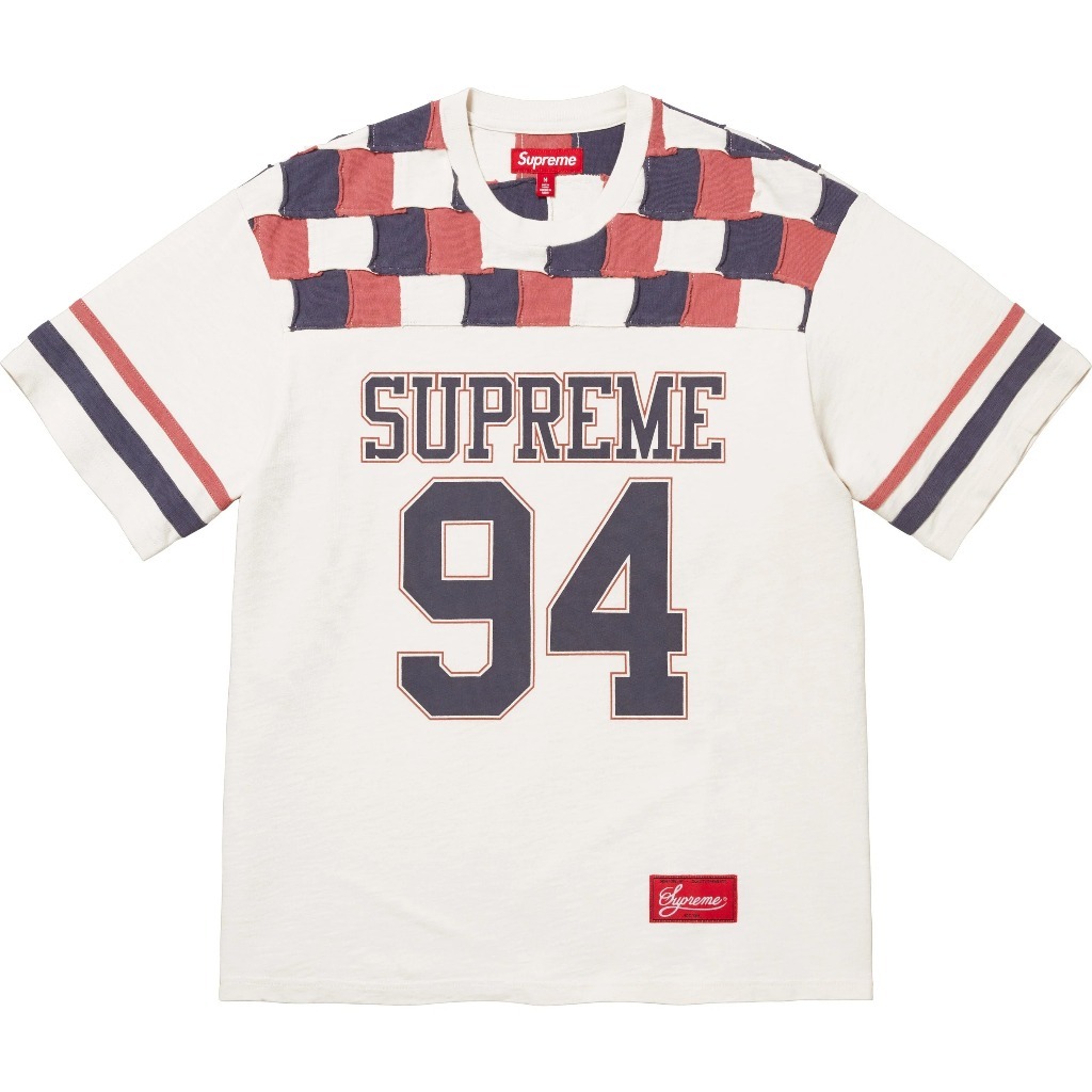 2024AW SUPREME PATCHWORK YOKE FOOTBALL TOP 足球衫 球衣 現貨