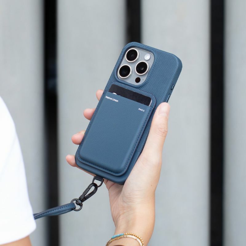 CLIC® 經典巴黎系列-磁吸卡夾 - 夜藍