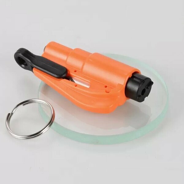 Popular car safety hammer (round standard style (orange))
