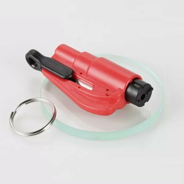 Popular car safety hammer (round standard model (red))