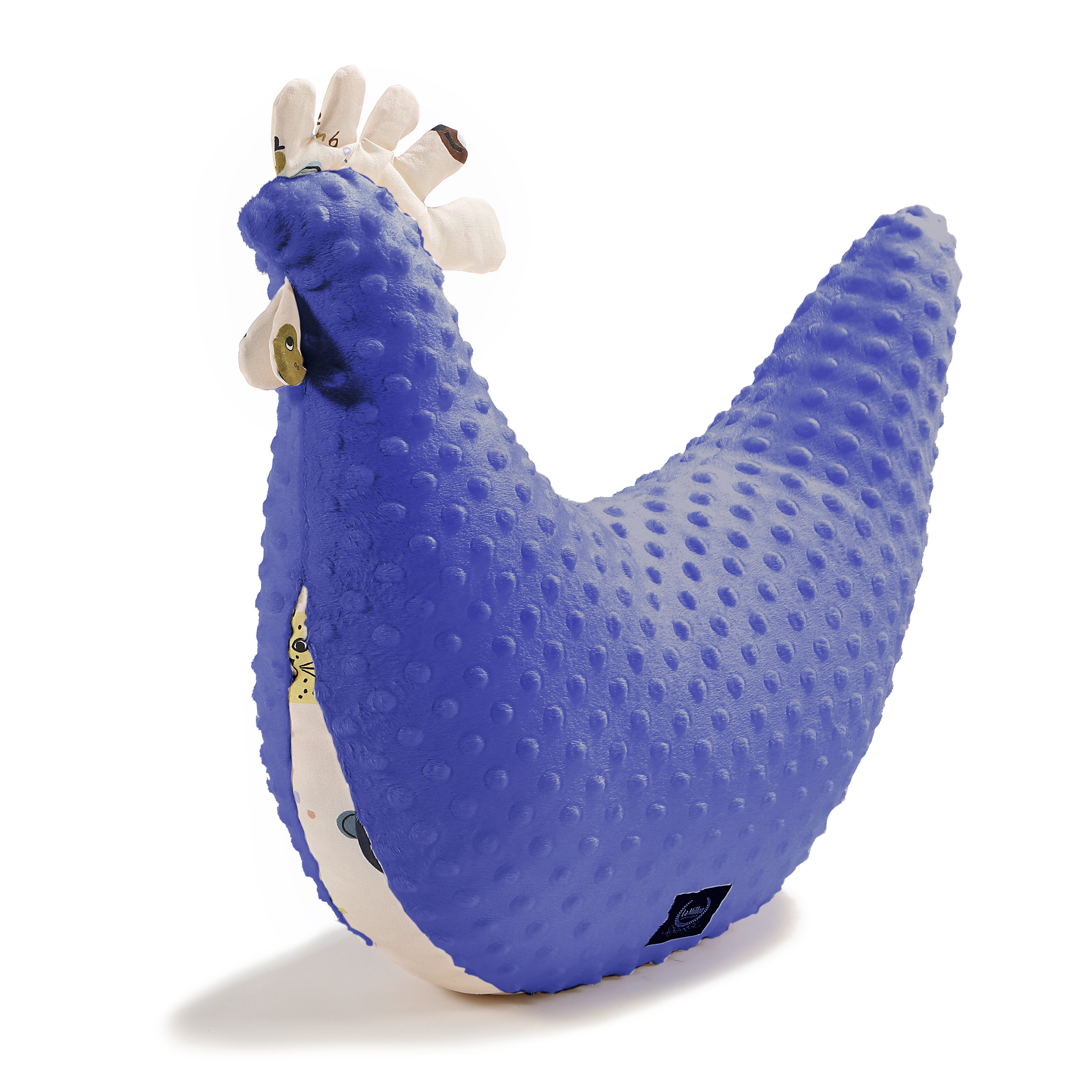 La Millou波蘭 黛安奶奶的雞加大｜豆豆哺乳枕｜地中海藍