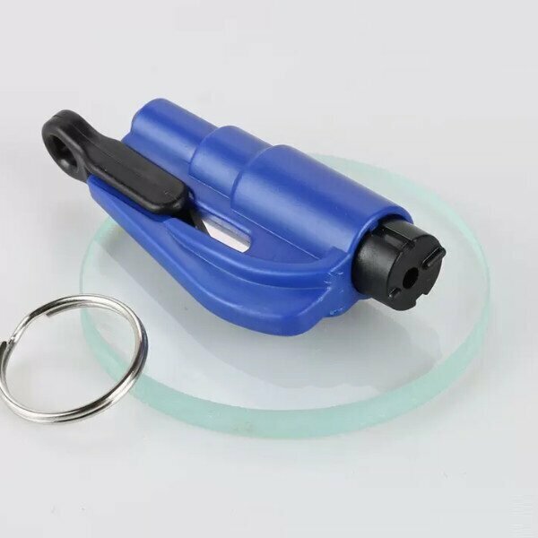 Popular car safety hammer (round standard model (blue))