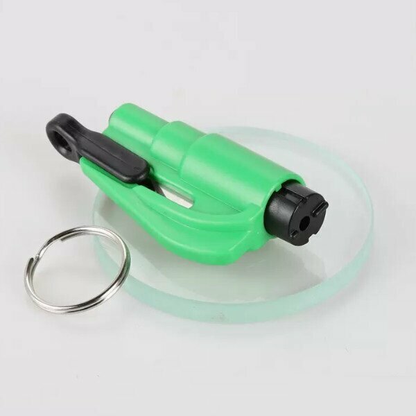 Popular car safety hammer (round standard model (green))