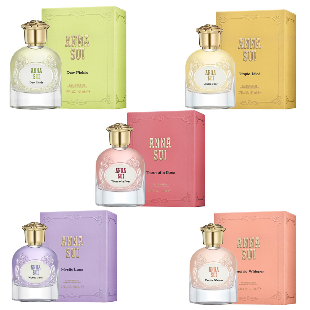 ANNA SUI 安娜蘇 奇境夢遊 薔薇之棘/綠野之露/月光細語/爍光喚語/迷霧烏托邦 淡香精50ml-多款任選