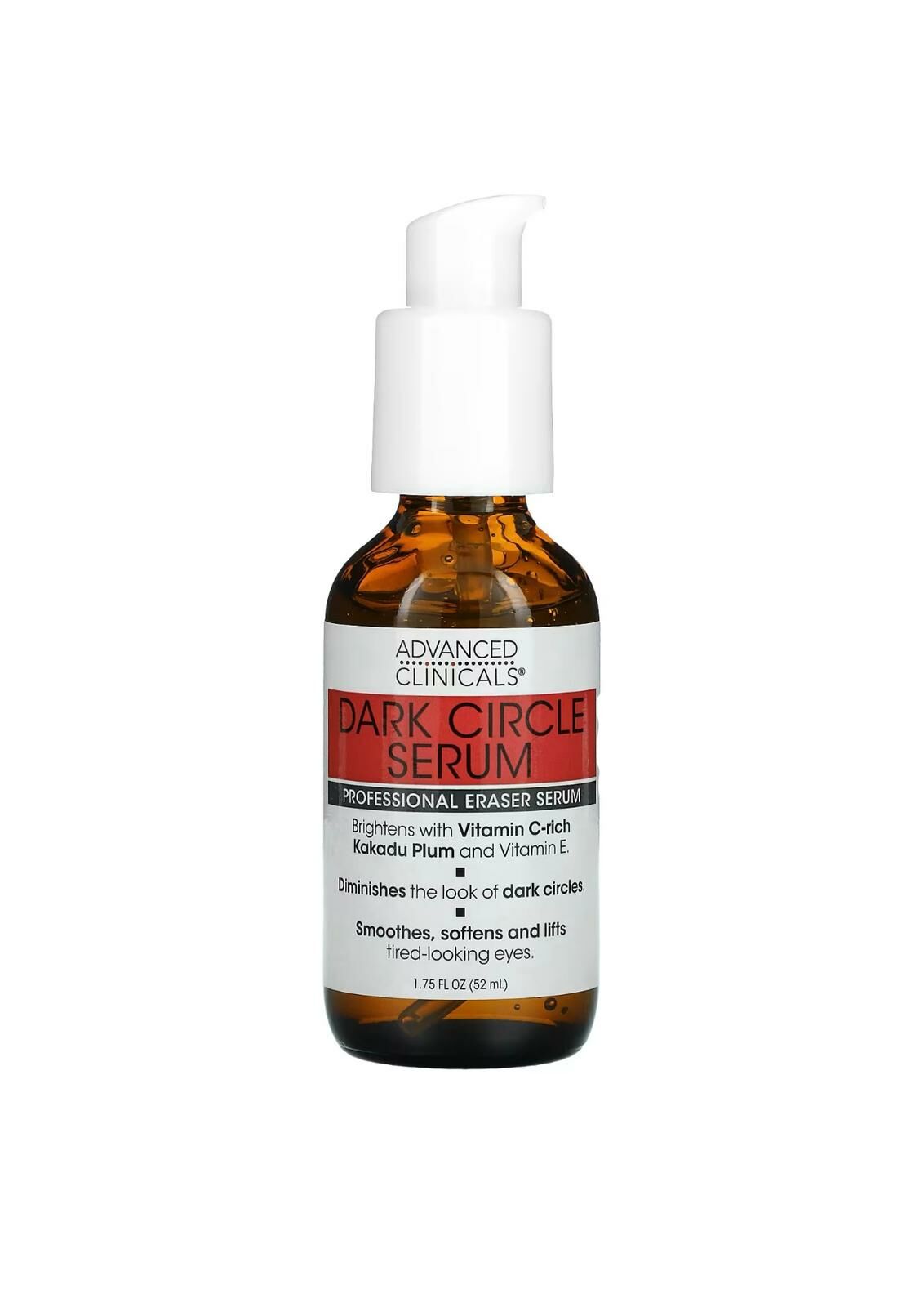 Advanced Clinicals, Dark Circle Serum, Fragrance Free, 52 ml