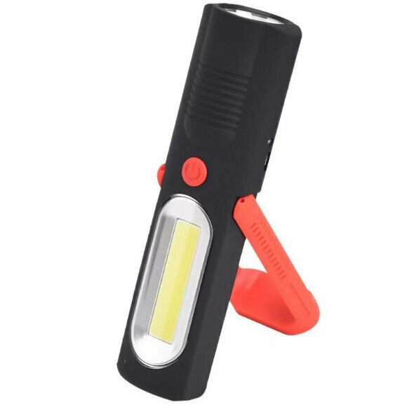Popular emergency light auto repair light (red and black charging model with USB cable)