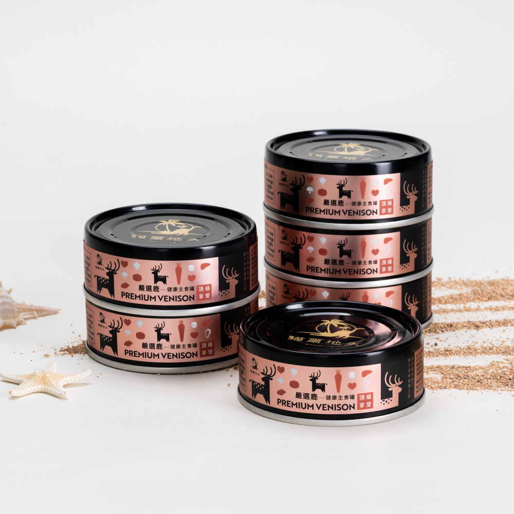 (台灣製) 貓爾地夫 頂級享受系列主食罐 - 嚴選鹿 80g (任選6罐$180)