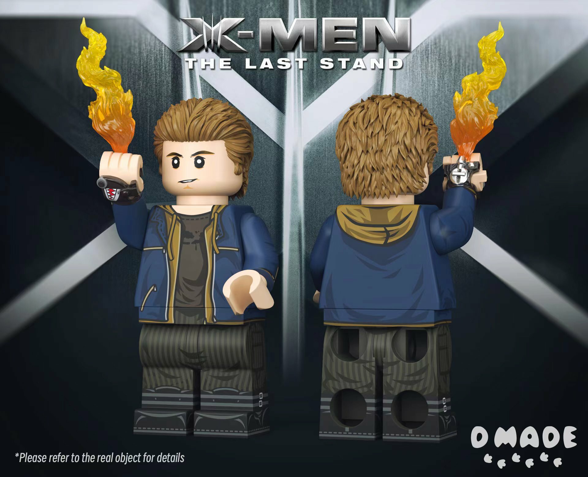 [D Made][In Stock] X men - Pyro [UVprinted]