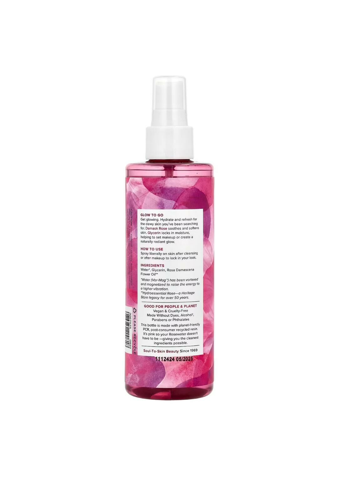 Heritage Store, Rosewater & Glycerin, Hydrating Facial Mist, 8 fl oz (237 ml)
