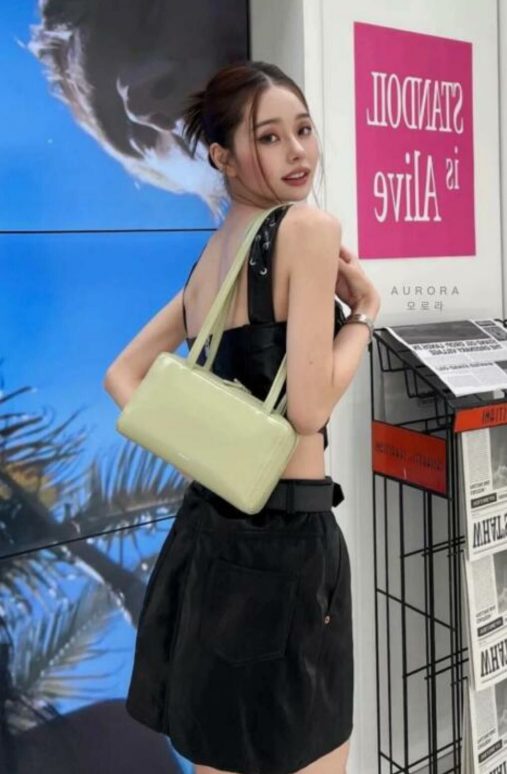 Stand Oil Post Bag(Basil)