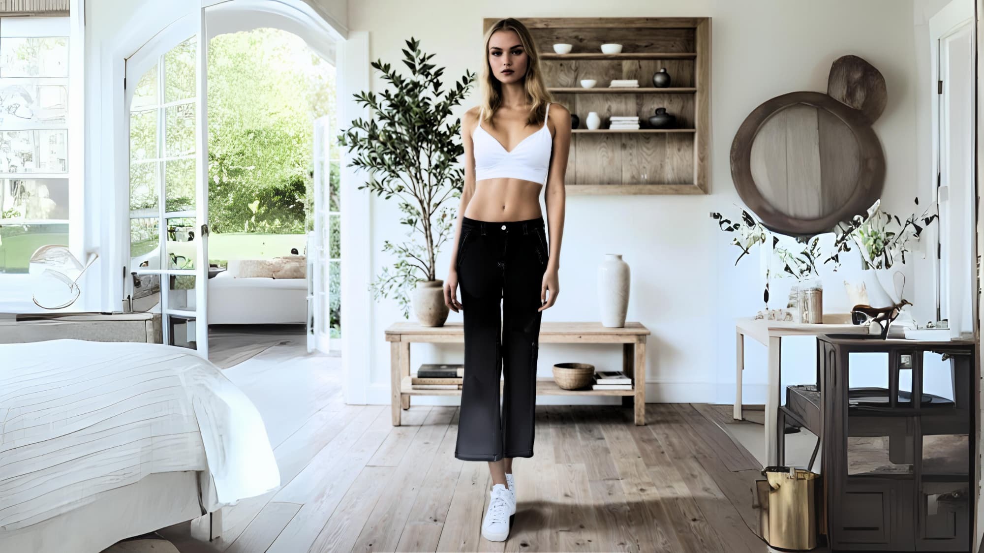 女款軟殼褲-透氣、防水、靈活的戶外穿搭 模特曾試圖