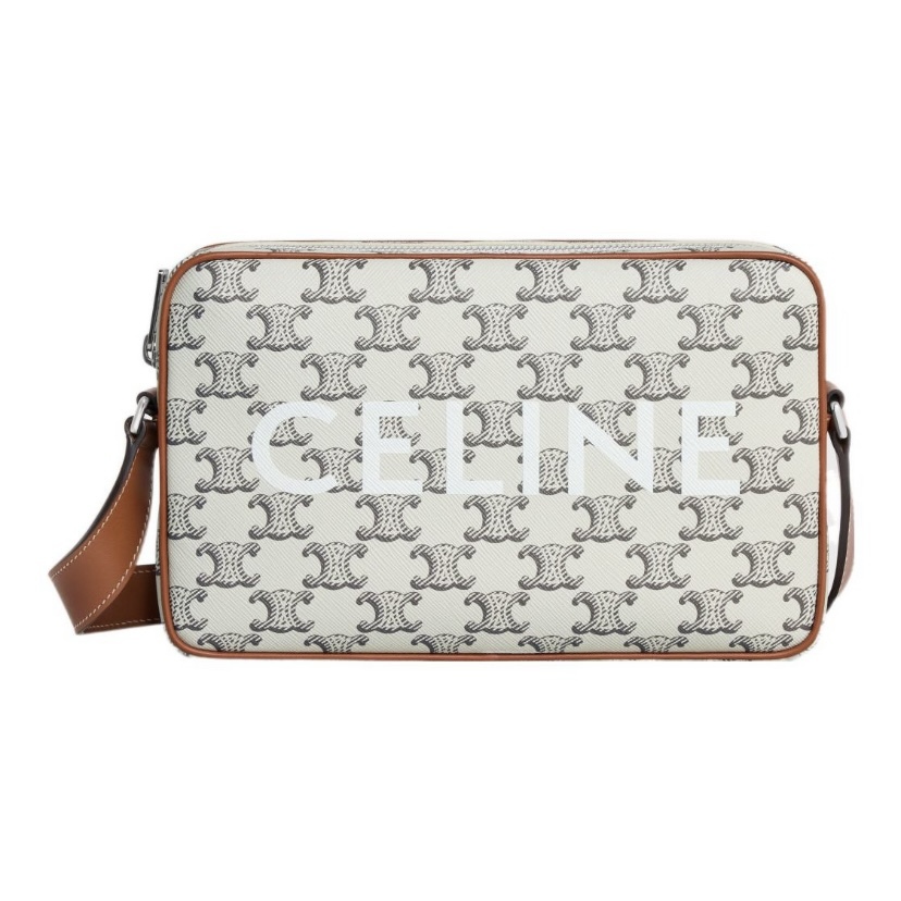 Celine Triomphe 印花 帆布 中型 信差袋 手袋
