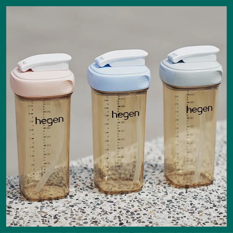 輕飲時光PPSU方圓型寬口吸管杯2.0 330ml|hegen PCTO™ | O-Market