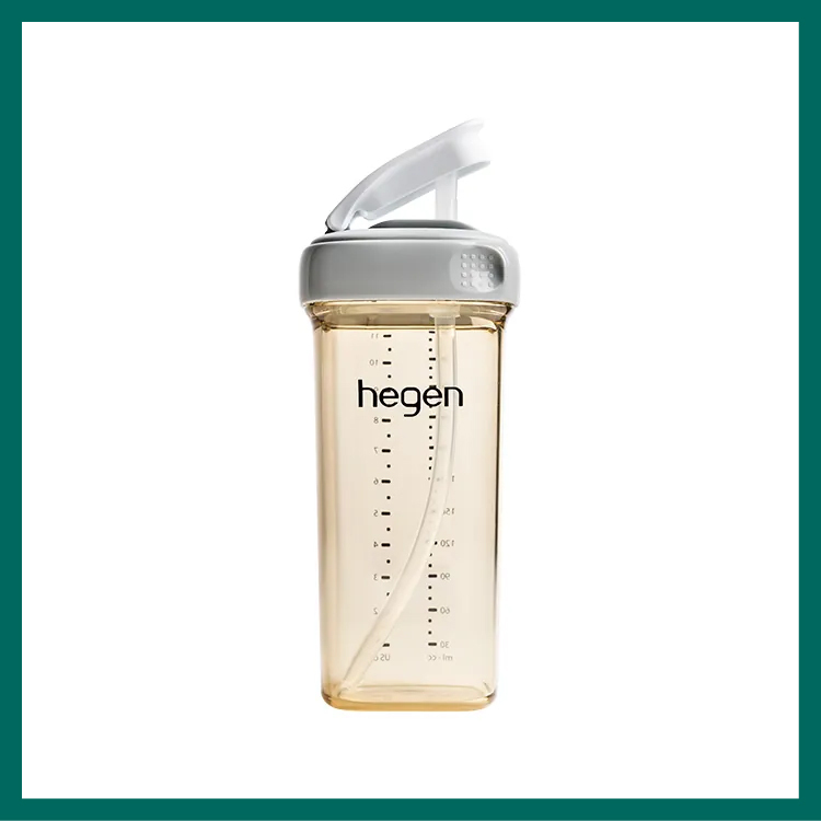 輕飲時光PPSU方圓型寬口吸管杯2.0 330ml|hegen PCTO™ | O-Market