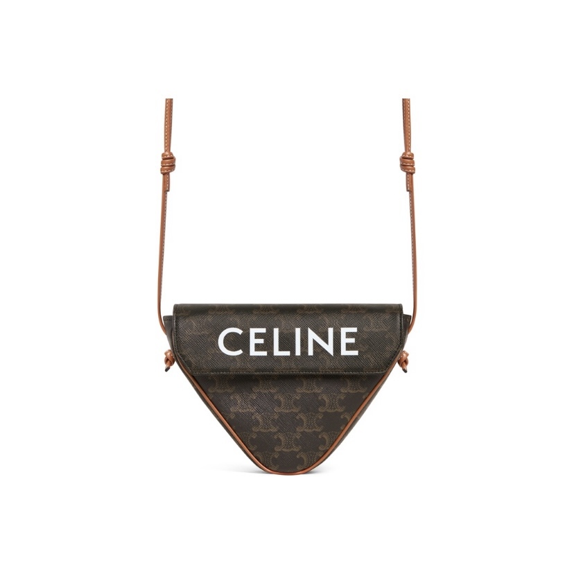 CELINE Triomphe Triangle 印花帆布 手袋