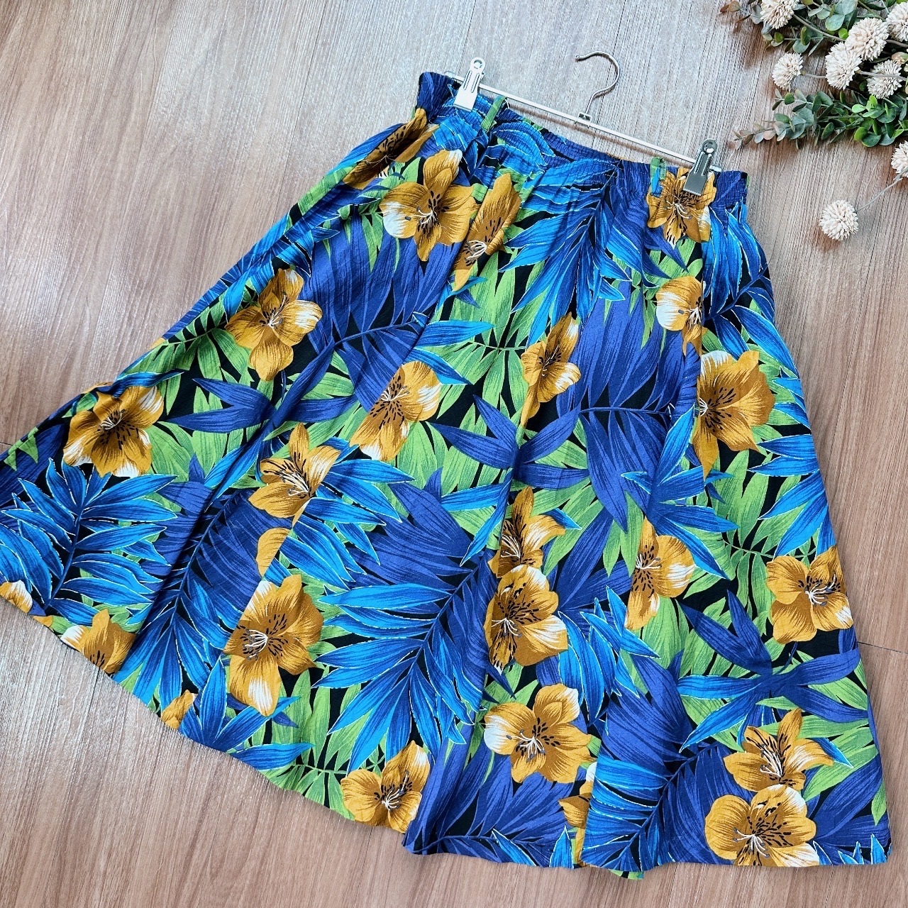 寧靜夏威夷古着半裙