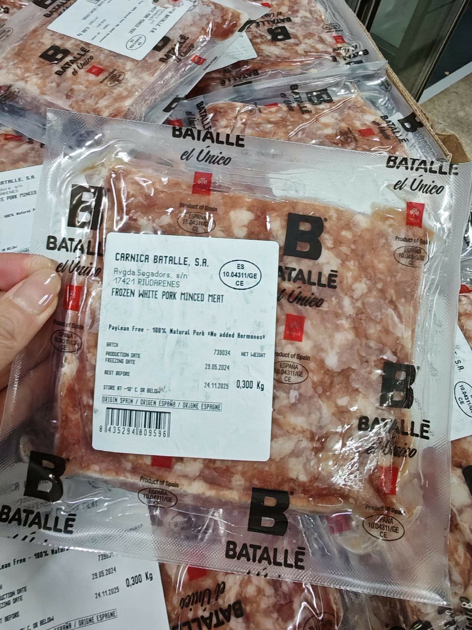 12月優惠-西班牙Batalle全天然白豚肉碎（300g)