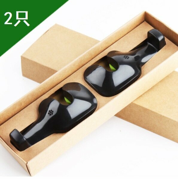 Popular car seat back hook (black (pair))