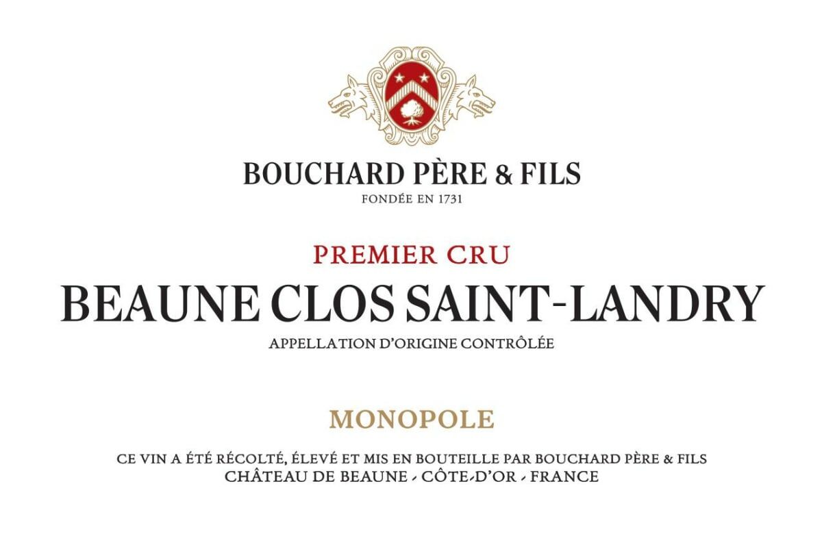 Bouchard Pere & Fils Beaune 1er Cru Clos St Landry Monopole 2022