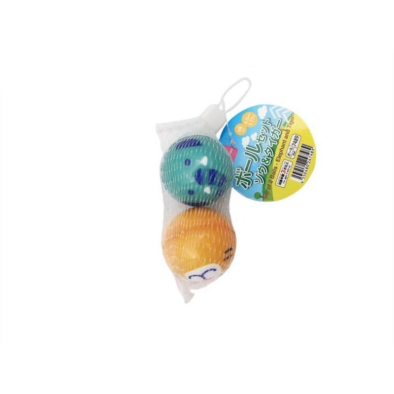 球玩具/大象＆老虎 4.5cm 2入