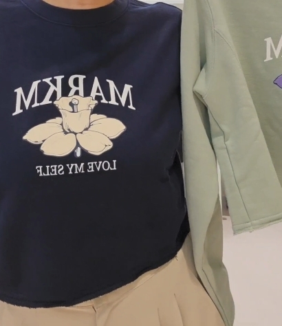 韓國代購 MARKM 特價薄薄長袖衛衣MHIBH8750