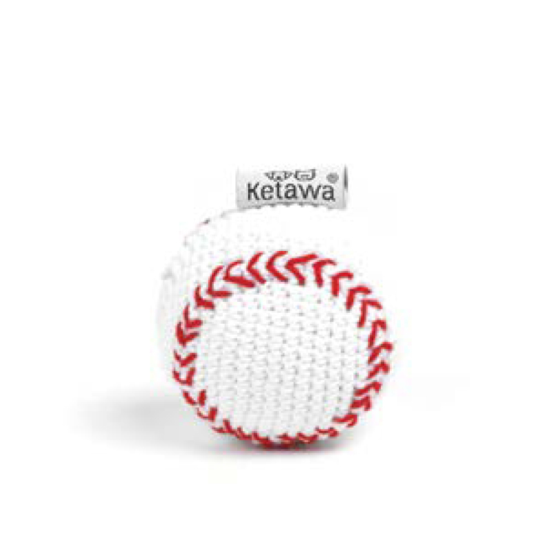 泰國Ketawa 手工針織玩具 - 棒球
