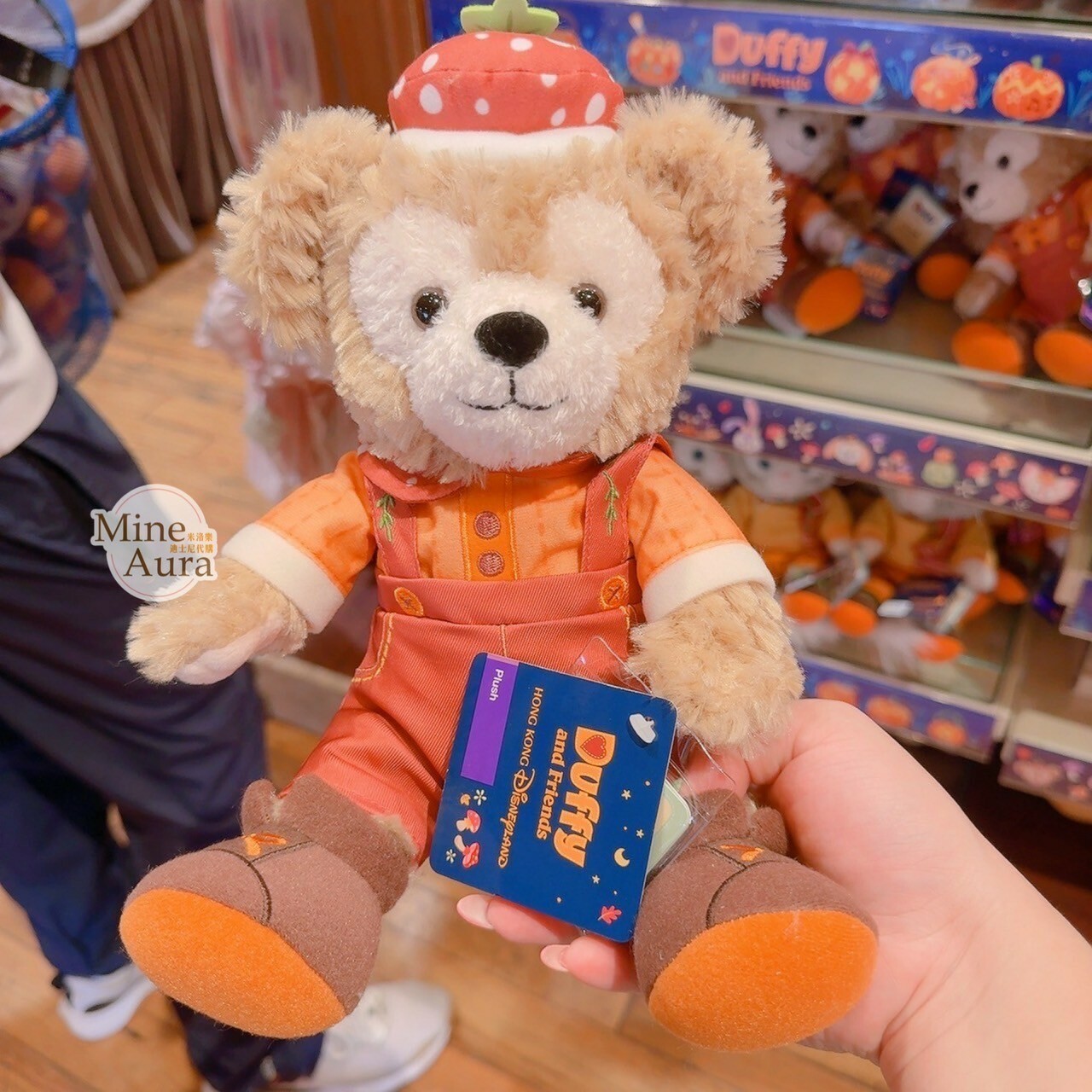 2024 萬聖節限定 達菲 Duffy 與好友們 達菲 Duffy 絨毛 SS號 娃娃 玩偶 -香港迪士尼樂園