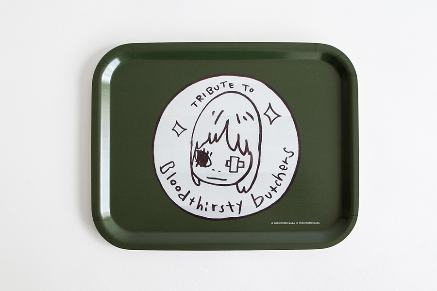 奈良美智 插畫托盤 / TRIBUTE TO Bloodthirsty butchers
