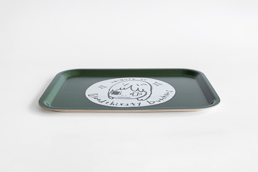 奈良美智 插畫托盤 / TRIBUTE TO Bloodthirsty butchers