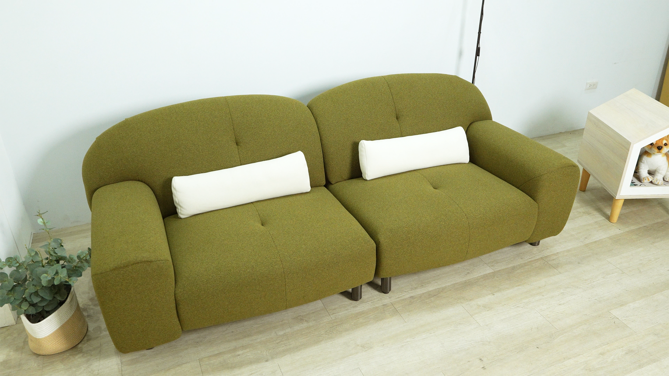 大三人座沙發｜北極熊