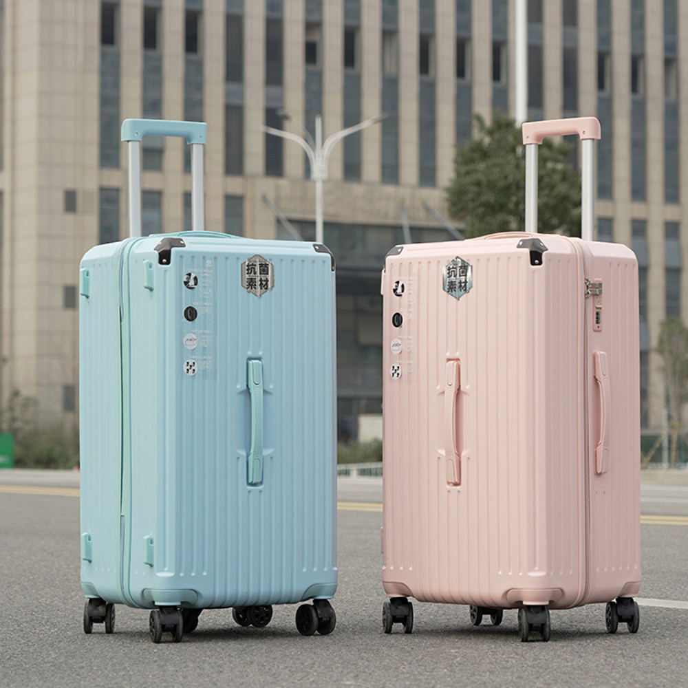 𝐂𝐓𝐖 旅行箱｜  多功能加厚胖胖箱 雙充電孔 拉桿箱 附摺疊杯架