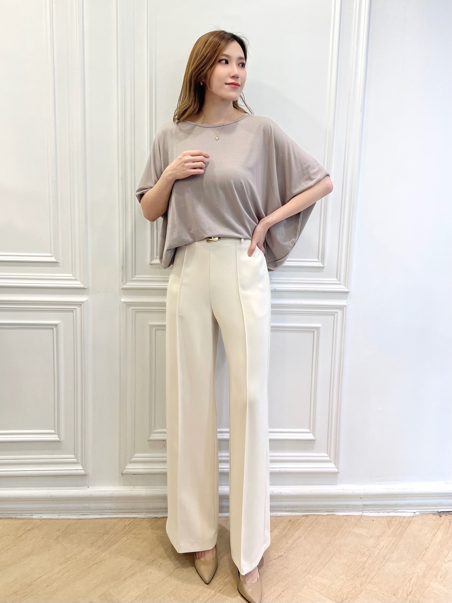 極致舒適!莫代爾棉飛鼠袖上衣