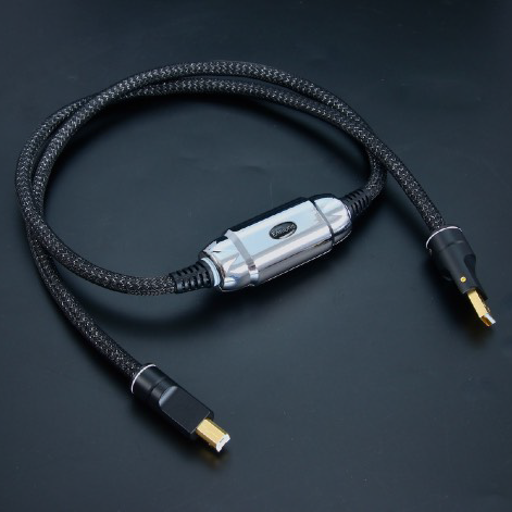 EAHibrid EAU-2000 網路隔離濾波器 (USB 版- 6N 單結晶銀) (1米)