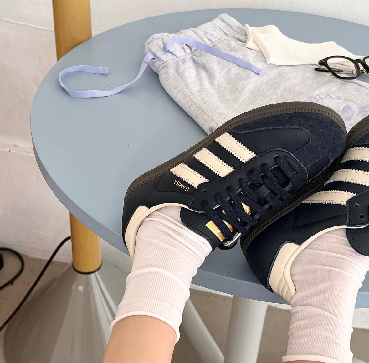 Adidas Originals Samba OG 午夜藍 藏青藍 皮革 復古 德訓鞋 T頭鞋 ID2056/預購