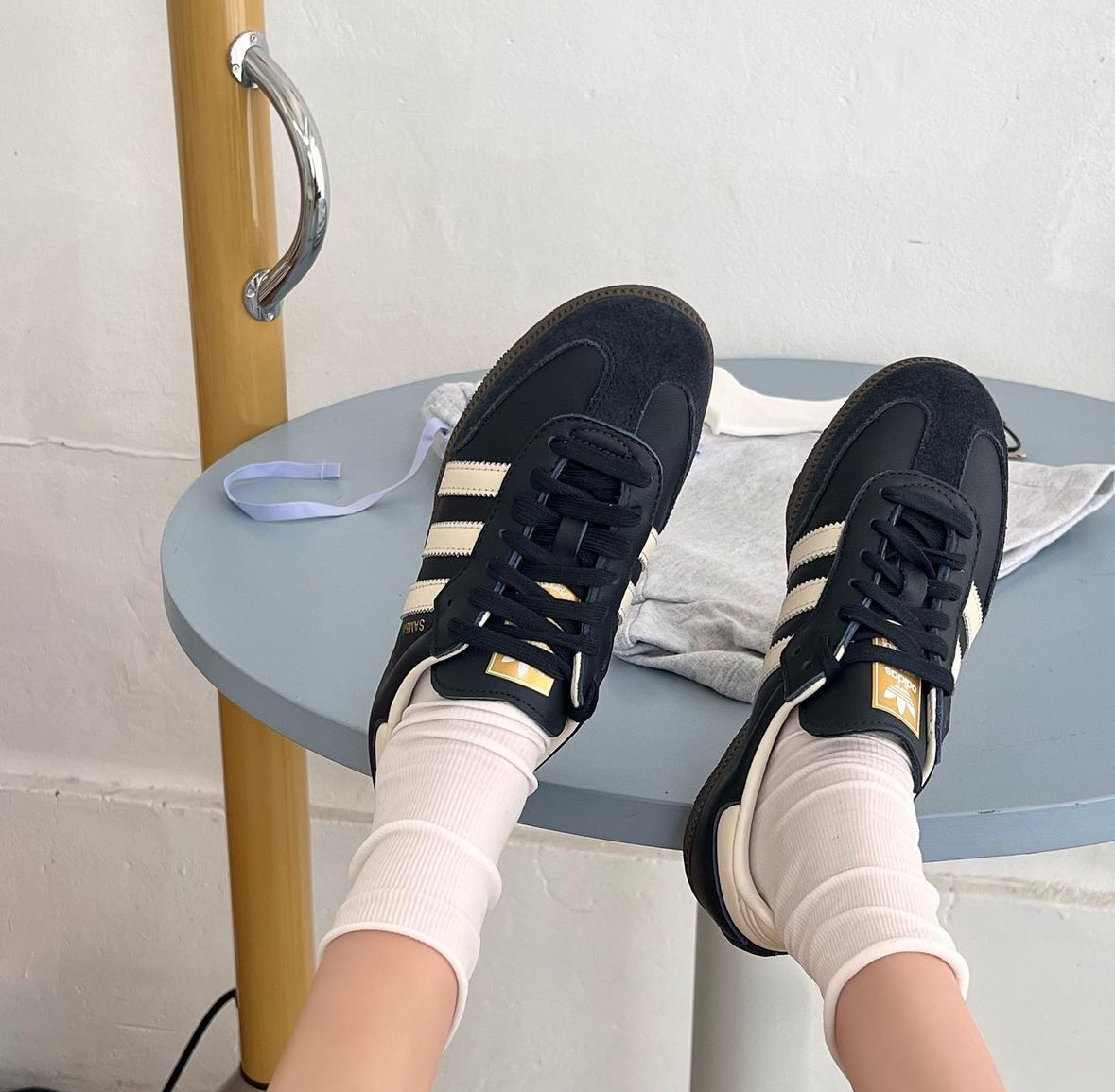 Adidas Originals Samba OG 午夜藍 藏青藍 皮革 復古 德訓鞋 T頭鞋 ID2056/預購