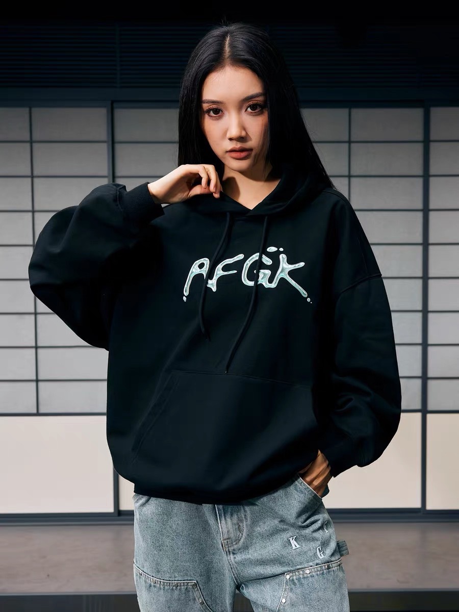 AFGK 液態金屬印花 帽T A FEW GOOD KIDS