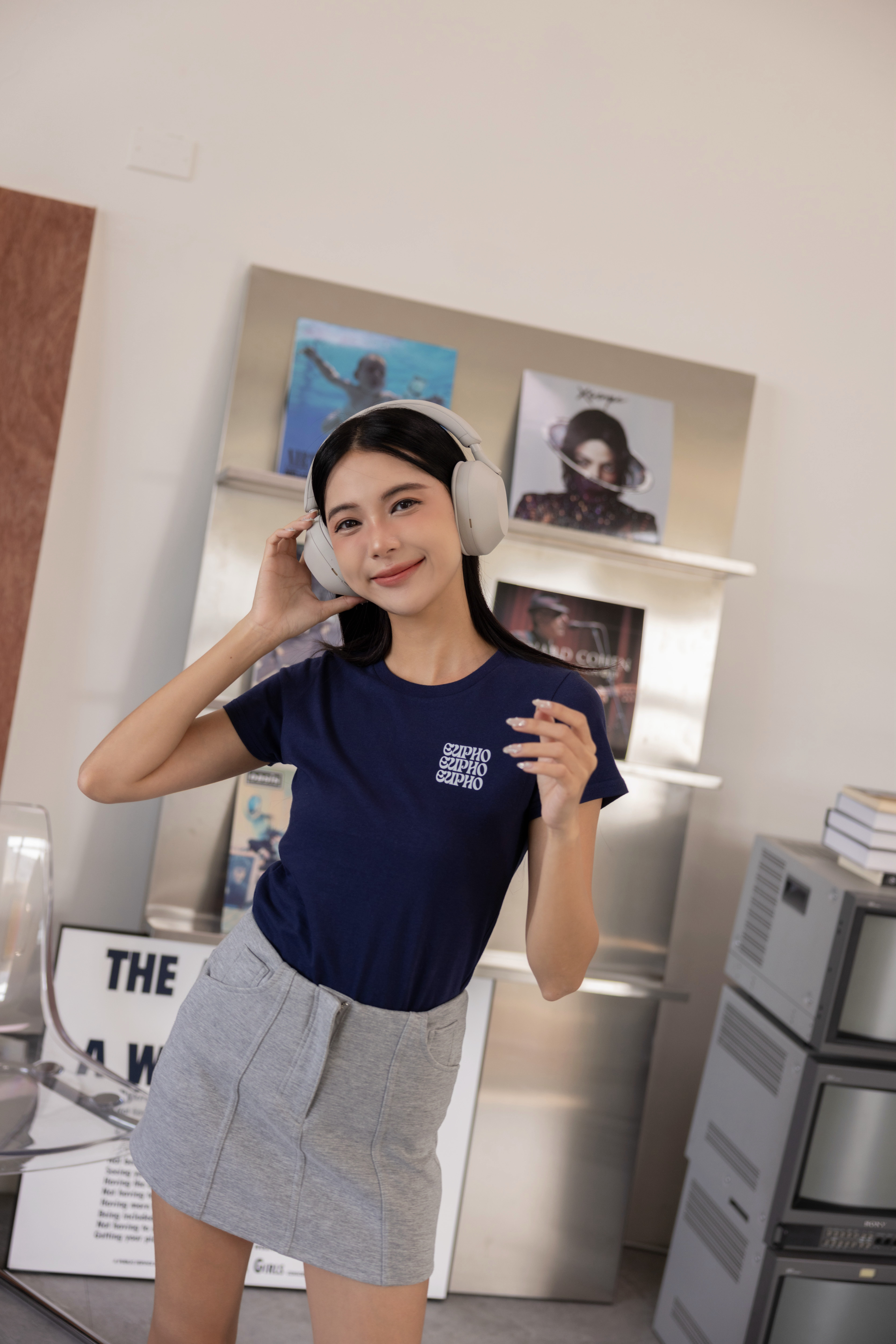 美式顯瘦天天穿 Tee (藏青)