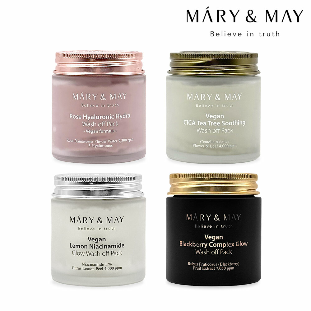 韓國 Mary&May 潔淨泥膜系列 125g