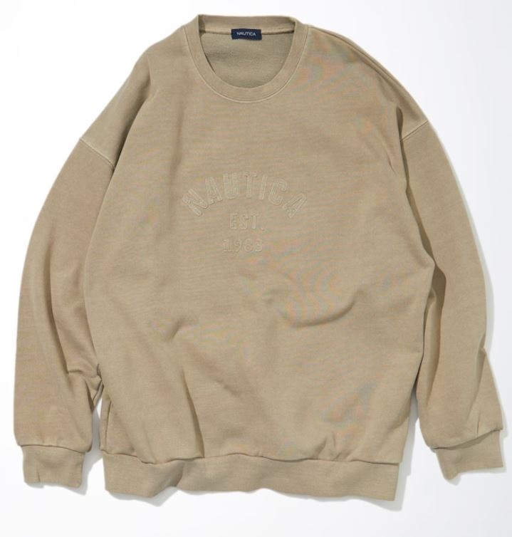 Nautica 刺繡字體大學T (4色)