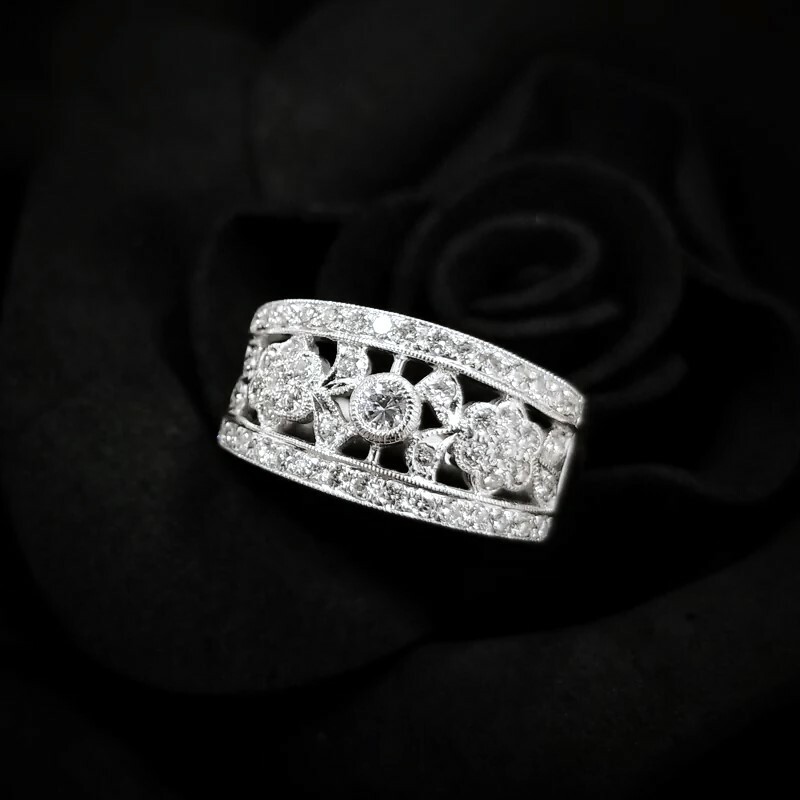 18K White Gold 0.45ct Diamond Ring