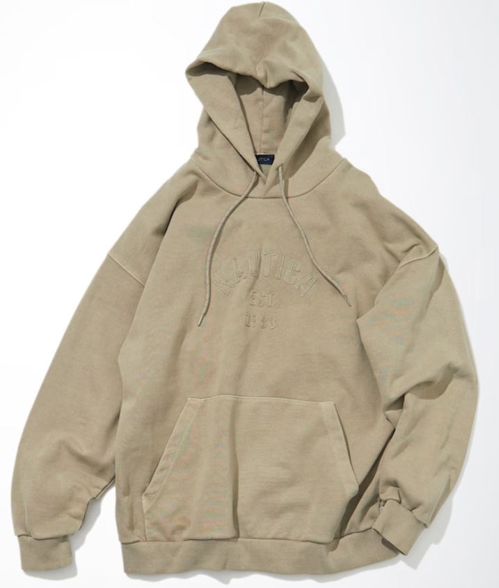 Nautica 刺繡字體帽T (4色)